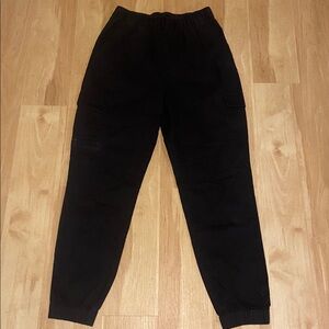 HM Divided Cargo jogger Pants Womens 6 Black Y2K Skater Utility